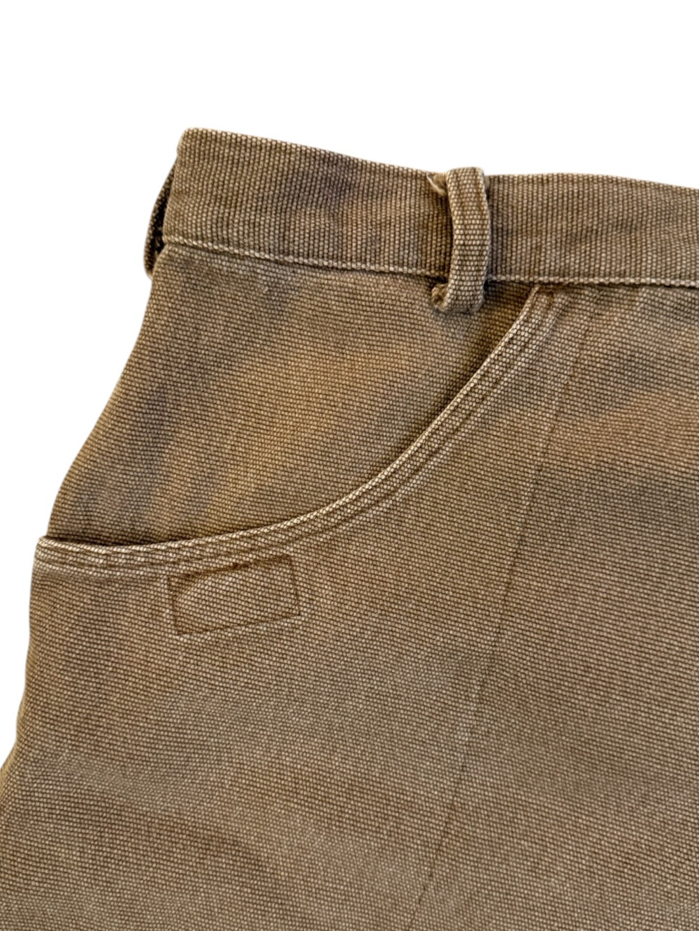 Vintage 90s Orvis Stand Up Canvas Field Shorts USA Made 40 Brown Duck Workwear - Picture 7 of 14